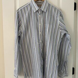 Nordstrom Blue Stripe Button Down